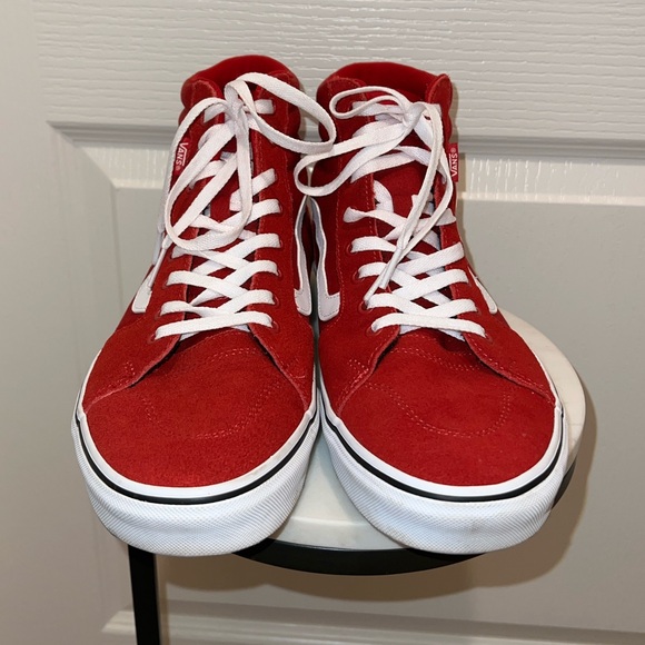 VANS Filmore Hi - 11 - Chili Pepper Red - EUC - With Box - Picture 3 of 9